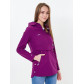Женский осенний весенний анорак фиолетового цвета 1914F