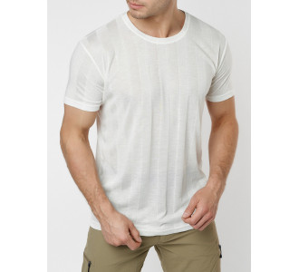 Однотонная футболка белого цвета 221411Bl