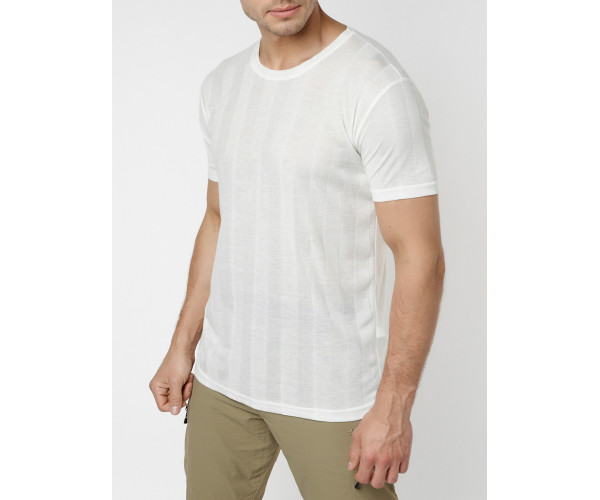 Однотонная футболка белого цвета 221411Bl