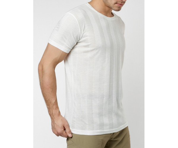 Однотонная футболка белого цвета 221411Bl