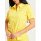 Спортивная футболка поло женская желтого цвета 33412J