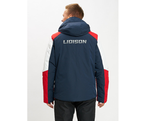 Горнолыжная куртка мужская красного цвета 77018Kr