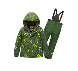 Горнолыжный костюм Valianly детский хаки цвета 9013Kh