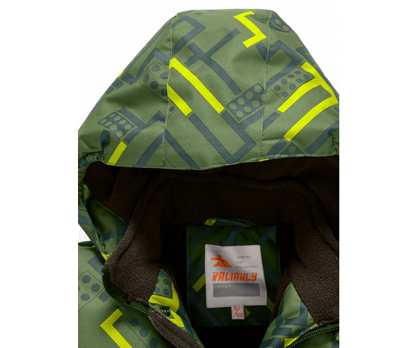 Горнолыжный костюм Valianly детский хаки цвета 9013Kh