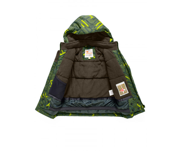 Горнолыжный костюм Valianly детский хаки цвета 9013Kh