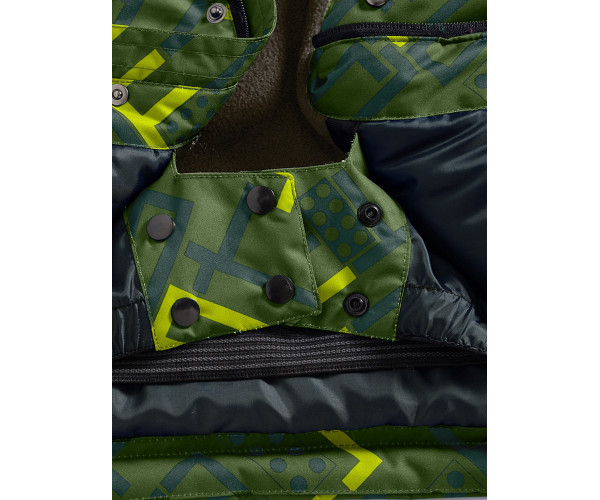 Горнолыжный костюм Valianly детский хаки цвета 9013Kh