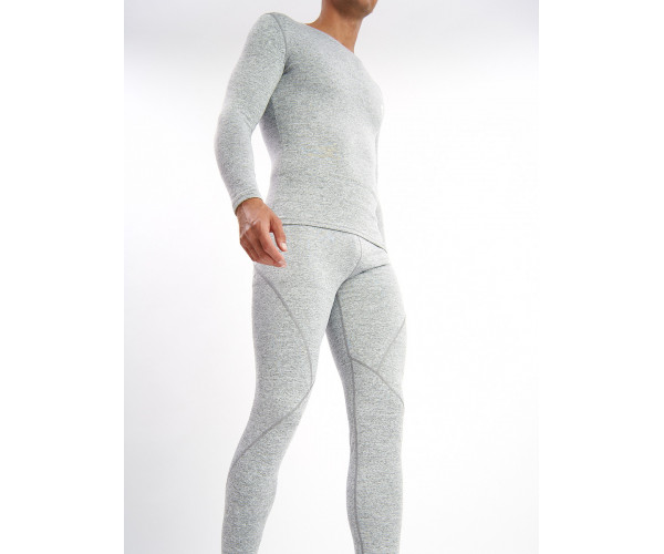 Термобелье мужское светло-серого цвета 2201SS