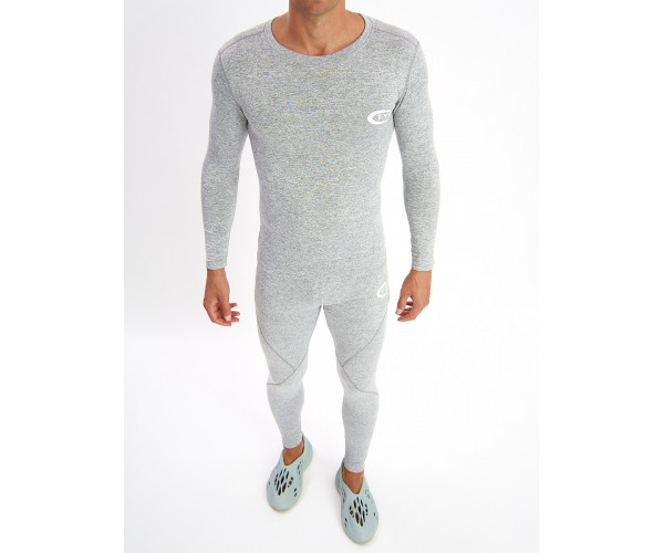 Термобелье мужское светло-серого цвета 2201SS