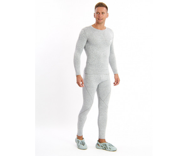 Термобелье мужское светло-серого цвета 2201SS