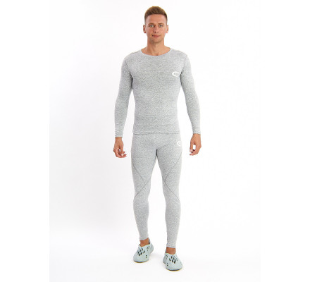 Термобелье мужское светло-серого цвета 2201SS