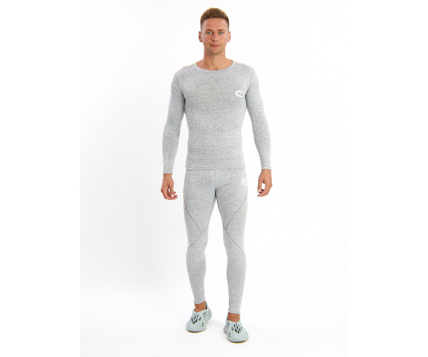 Термобелье мужское светло-серого цвета 2201SS