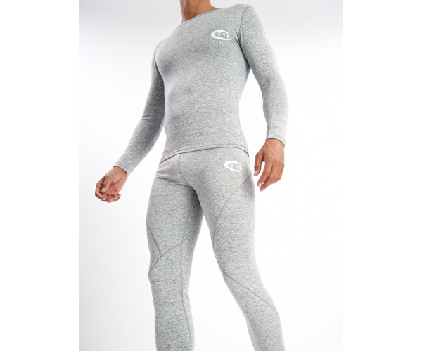 Термобелье мужское светло-серого цвета 2201SS