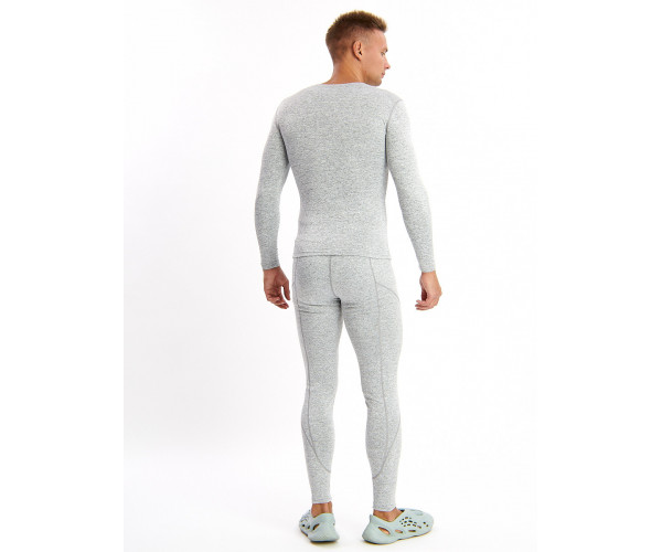 Термобелье мужское светло-серого цвета 2201SS