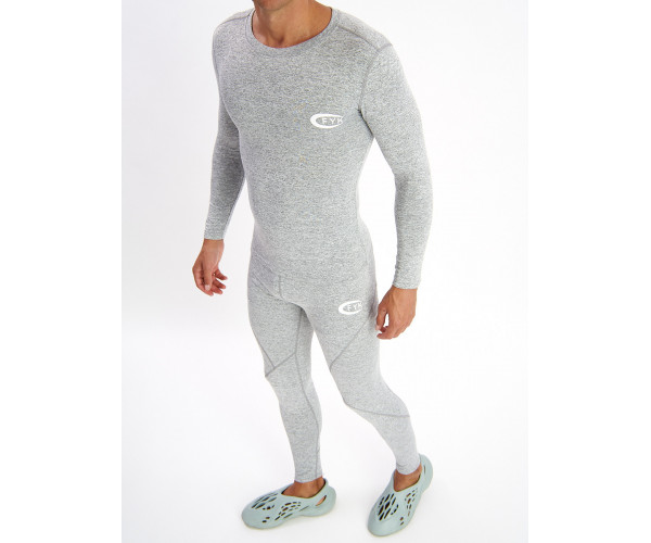 Термобелье мужское светло-серого цвета 2201SS