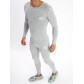 Термобелье мужское светло-серого цвета 2201SS