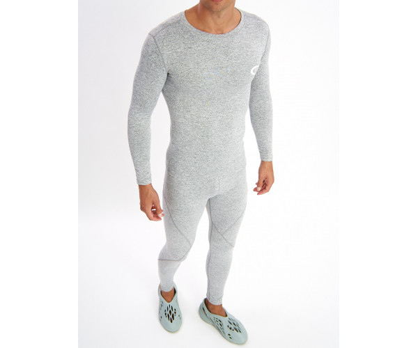 Термобелье мужское светло-серого цвета 2201SS