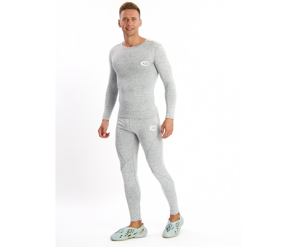 Термобелье мужское светло-серого цвета 2201SS