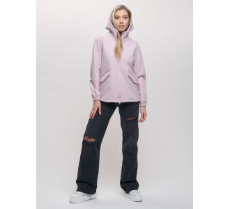 Ветровка  женская розового цвета 20014R