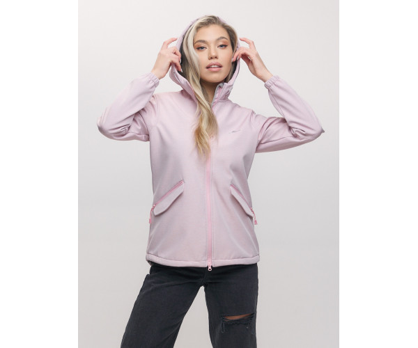 Ветровка  женская розового цвета 20014R