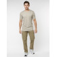 Мужская футболка в сетку бежевого цвета 221490B