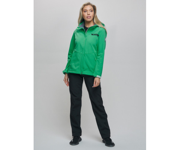 Костюм  женский зеленого цвета 02034Z