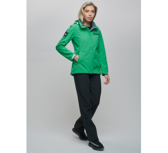 Костюм  женский зеленого цвета 02034Z