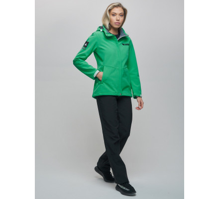 Костюм  женский зеленого цвета 02034Z