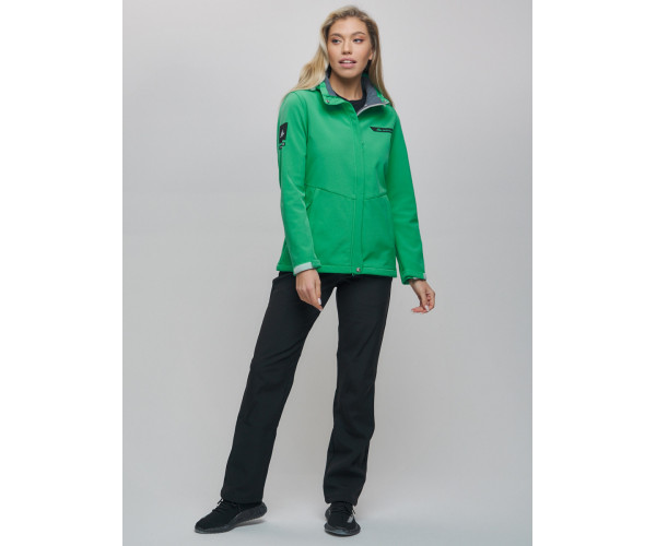 Костюм  женский зеленого цвета 02034Z