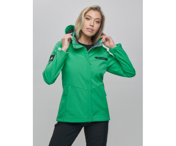 Костюм  женский зеленого цвета 02034Z