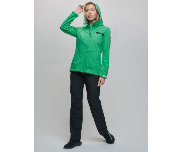 Костюм  женский зеленого цвета 02034Z