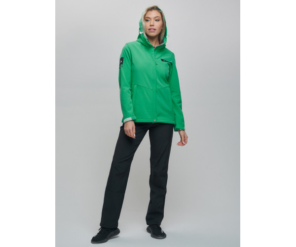 Костюм  женский зеленого цвета 02034Z