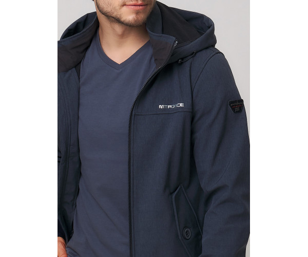 Спортивный костюм мужской  темно-серого цвета 02020TC