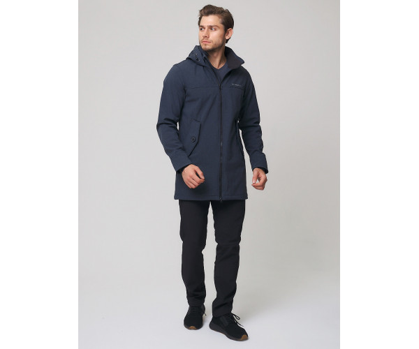 Спортивный костюм мужской  темно-серого цвета 02020TC