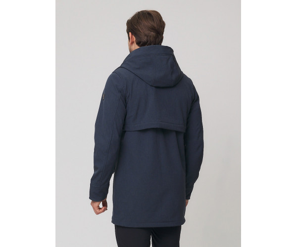 Спортивный костюм мужской  темно-серого цвета 02020TC