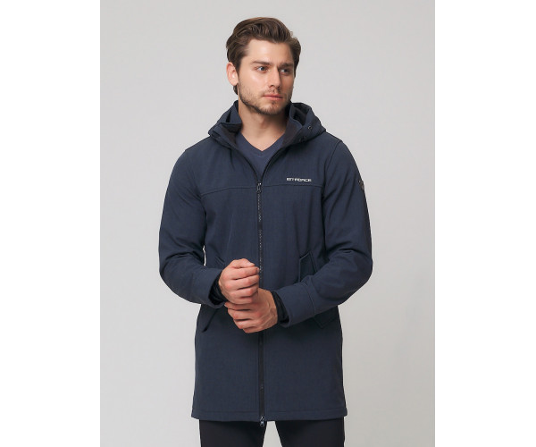 Спортивный костюм мужской  темно-серого цвета 02020TC