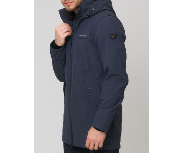 Спортивный костюм мужской  темно-серого цвета 02020TC