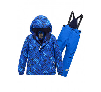 Горнолыжный костюм Valianly детский синего цвета 9013S