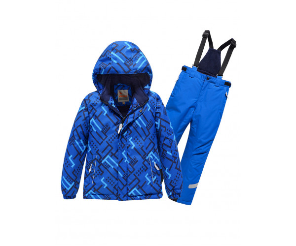 Горнолыжный костюм Valianly детский синего цвета 9013S