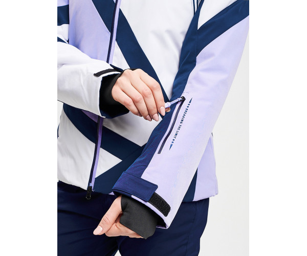 Горнолыжный костюм женский фиолетового цвета 077031F