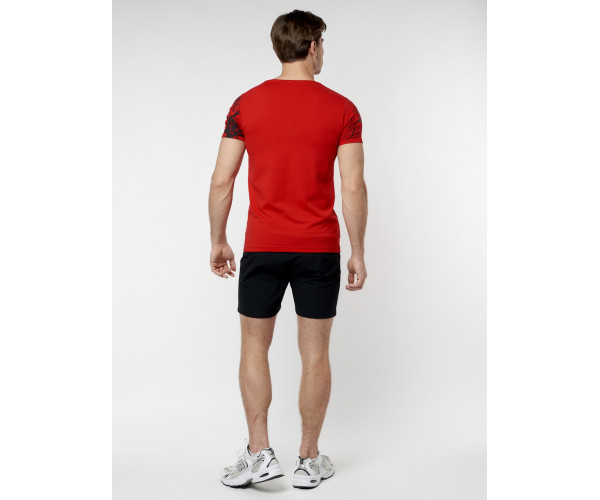 Подростковая футболка красного цвета 220036Kr