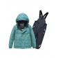 Горнолыжный костюм Valianly детский зеленого цвета 9011Z