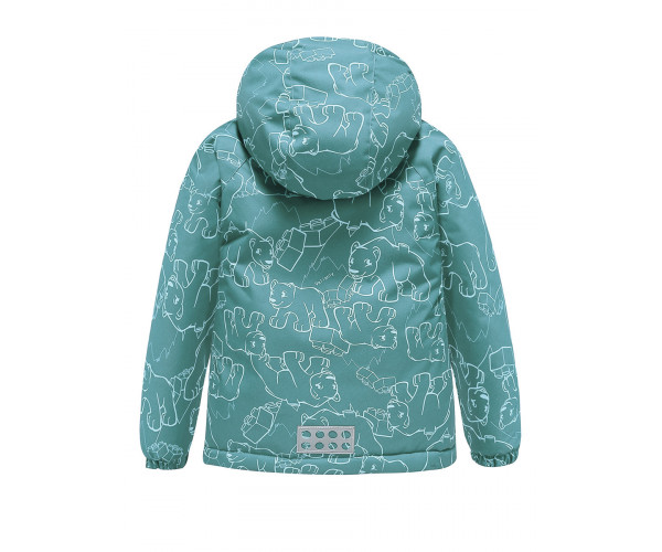 Горнолыжный костюм Valianly детский зеленого цвета 9011Z