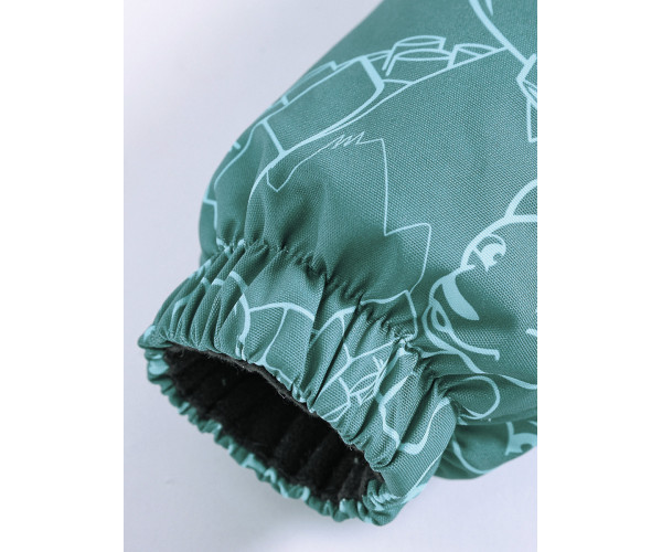 Горнолыжный костюм Valianly детский зеленого цвета 9011Z