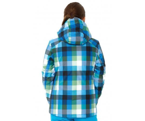 Женская зимняя горнолыжная куртка голубого цвета 1807Gl