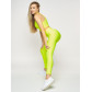 Костюм для фитнеса салатового цвета 22098Sl