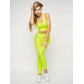 Костюм для фитнеса салатового цвета 22098Sl