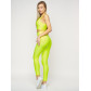 Костюм для фитнеса салатового цвета 22098Sl