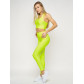 Костюм для фитнеса салатового цвета 22098Sl