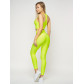 Костюм для фитнеса салатового цвета 22098Sl