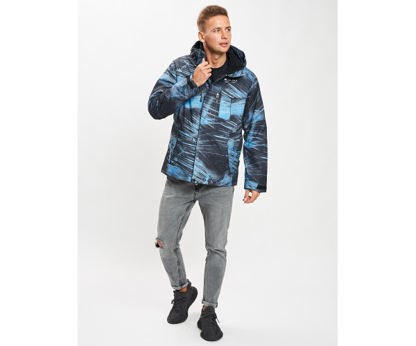 Куртка демисезонная 3 в 1синего цвета 12004S